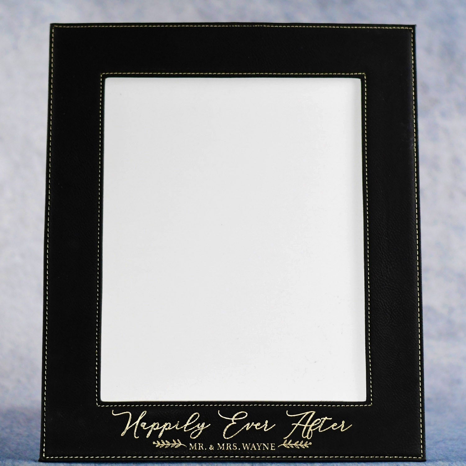 Leatherette Black Picture Frame